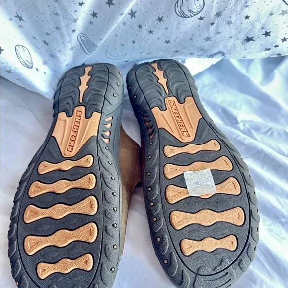 Skechers Reggae Jammin Outdoor Lifestyle Women Size 10 Brown Buckle Sandals - Picture 5 of 7